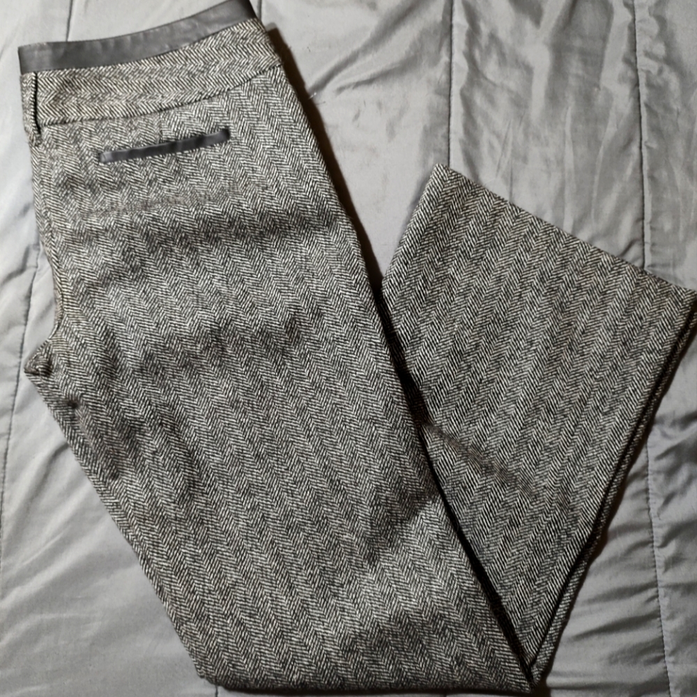 Express wool blend wide leg pants